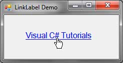 آموزش برنامه نویسی کنترل LinkLable در سی شارپ