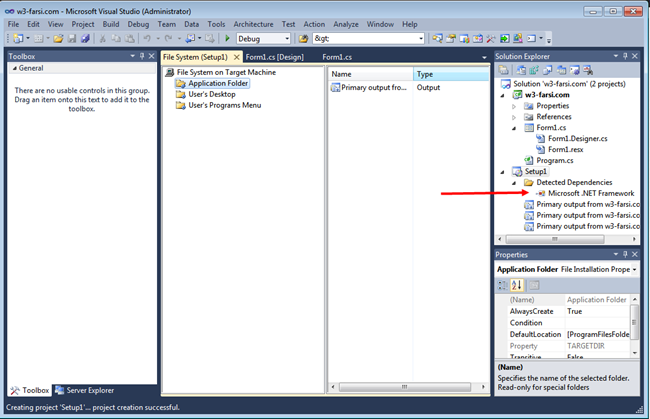 Create-Setup-in-Visual-Studio-17