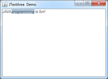 آموزش برنامه نویسی کنترل JTextArea در swing و جاوا