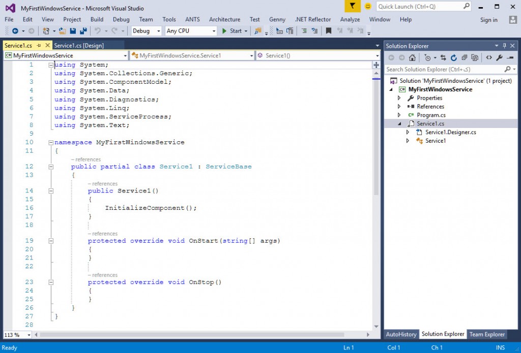 آموزش برنامه نویسی ایجاد Windows Service (ویندوز سرویس) در سی شارپ